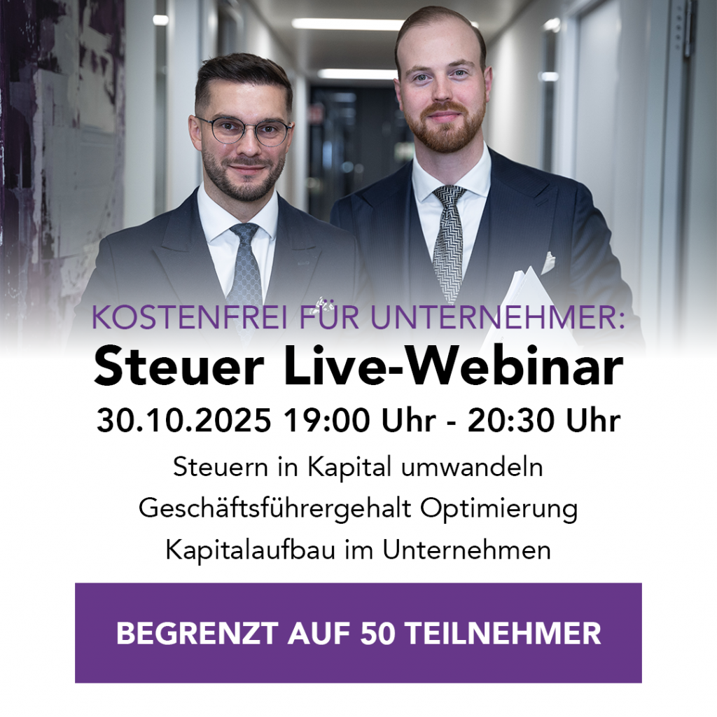 Steuer Live-Webinar